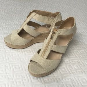 Tan Wedges (size 10)
